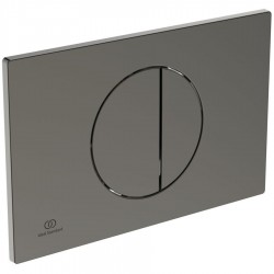 Flush wall plates for concealed cistern dual flush valve material: ABS Mechanical with string, color: Gold surface: Brushed Flush plates