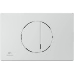 Flush wall plates for concealed cistern Actuation dual flush valve material: ABS, color: Chrome surface: Glossy Flush plates