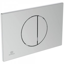 Πλακέτα εντοιχιζόμενου καζανακίου από ABS διπλής ενέργειας μηχανικά, χρώμα: Χρωμέ επιφάνεια: Γυαλιστερή Πλακέτες