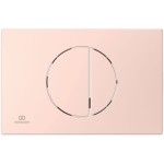 Flush wall plates for concealed cistern Actuation dual flush valve material: ABS, color: Pink Gold surface: Matt Flush plates