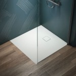 Shower tray Square 90x90x3,5 material: Acrylic, color: White surface: Matt Square Shower tray Square 90x90x3,5 material: Acrylic, color: White surface: Matt Square
