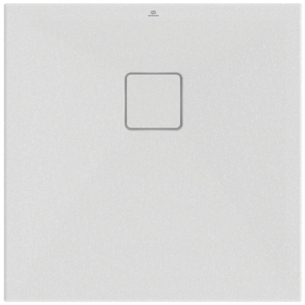 Ντουζιέρα τετράγωνη 70x70x3,5 από συνθετικό silk white, χρώμα: Λευκό επιφάνεια: Ματ Τετράγωνες