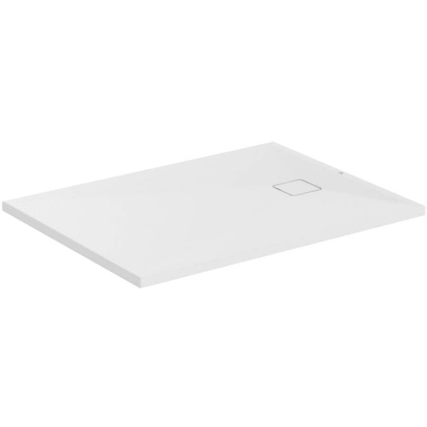 Ντουζιέρα ορθογώνια 120x90x3,5 από συνθετικό silk white, χρώμα: Λευκό επιφάνεια: Ματ Ορθογώνιες