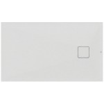 Ντουζιέρα ορθογώνια 120x70x3,5 από συνθετικό silk white, χρώμα: Λευκό επιφάνεια: Ματ Ορθογώνιες