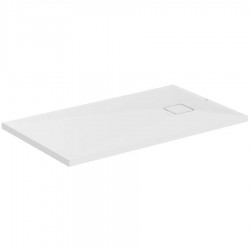 Ντουζιέρα ορθογώνια 120x70x3,5 από συνθετικό silk white, χρώμα: Λευκό επιφάνεια: Ματ Ορθογώνιες