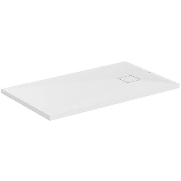 Ντουζιέρα ορθογώνια 120x70x3,5 από συνθετικό silk white, χρώμα: Λευκό επιφάνεια: Ματ Ορθογώνιες