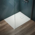 Shower tray Rectangular 100x80x3,5 material: Synthetic, color: White surface: Matt Rectangular Shower tray Rectangular 100x80x3,5 material: Synthetic, color: White surface: Matt Rectangular