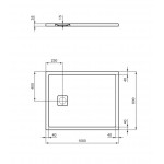 Shower tray Rectangular 100x80x3,5 material: Synthetic, color: White surface: Matt Rectangular Shower tray Rectangular 100x80x3,5 material: Synthetic, color: White surface: Matt Rectangular