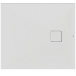 Ντουζιέρα ορθογώνια 90x80x3,5 από συνθετικό silk white, χρώμα: Λευκό επιφάνεια: Ματ Ορθογώνιες