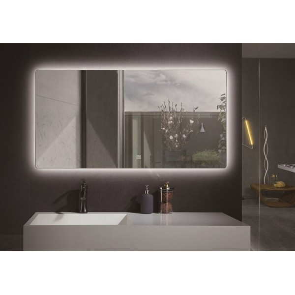 Mirror, shape: Rectangle 140x80 material: Crystal, color: No color