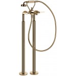 Bathtub tap Floor-standing external part material: Brass, color: Bronze surface: Glossy Floor standing