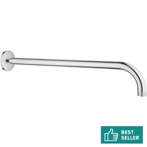 Βραχίονας 40cm επίτοιχος τύπος από ορείχαλκο, χρώμα: Χρωμέ επιφάνεια: Γυαλιστερή Βραχίονες κεφαλής ντους