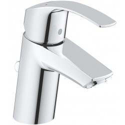 Wash basin tap Deck-mounted material: Brass mixer S size With pop-up waste set S-Size, color: Chrome surface: Glossy Deck-mounted