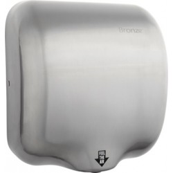Hand dryer material: Inox surface: Brushed, color: Chrome Hand dryers