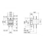 Wash basin tap Wall-mounted - concealed part mixer Wall-mounted - concealed part Wash basin tap Wall-mounted - concealed part mixer Wall-mounted - concealed part