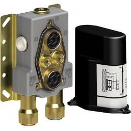 Wash basin tap Wall-mounted - concealed part mixer