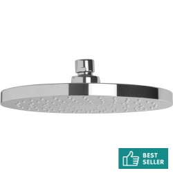 Shower head Wall-mounted / Ceiling-mounted 20cm material: ABS, style: 1 spray R20cm, color: Chrome surface: Glossy Overhead showers