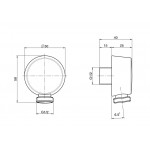 Provision, color: Chrome surface: Glossy Outlet elbows