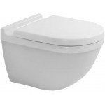 Wall-mounted toilet & toilet seat, style: Wrapover hidden fixation with rim 54x36 surface: Glossy, color: White Wall-mounted Wall-mounted toilet & toilet seat, style: Wrapover hidden fixation with rim 54x36 surface: Glossy, color: White Wall-mounted