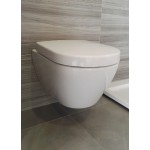 Σετ Λεκάνη επίτοιχη (κρεμαστή) υψηλής πίεσης + Κάλυμμα soft closing Wrapover κρυφή στήριξη με χείλος SupraFix 3.0, AquaReduct system έκπλυσης 3/4,5 lt, White Alpine 56x37 επιφάνεια: Γυαλιστερή, χρώμα: Λευκό Επίτοιχες ΥΠ