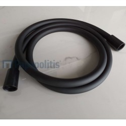 Shower hose 150cm material: Plastic Black Matt, color: Black surface: Matt Shower hoses