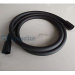Σπιράλ 150cm από πλαστικό Black Matt, χρώμα: Μαύρο επιφάνεια: Ματ Σπιράλ τηλεφώνου
