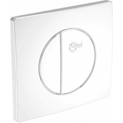 Flush wall plates for concealed cistern Actuation dual flush valve material: ABS, color: White surface: Glossy Flush plates