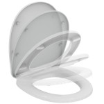Toilet-seat soft closing, style: Wrapover, color: White Toilet seats & covers Toilet-seat soft closing, style: Wrapover, color: White Toilet seats & covers