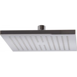 Shower head Wall-mounted / Ceiling-mounted 20x20 material: ABS, style: 1 spray, color: Chrome surface: Glossy Overhead showers