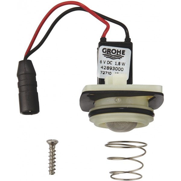 Waste valve electromagnetic material: Brass surface: Glossy, color: Chrome Control handles
