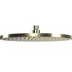 Shower head Wall-mounted / Ceiling-mounted 30x30 material: Brass, style: 1 spray, color: Gold surface: Brushed Overhead showers