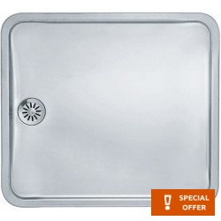 Sink Stainless (Steel) 44x49 material: Inox surface: Matt free nested 1 bowl, color: Chrome Stainless steel