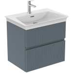 Furniture base with washbasin 60x44x54,5 material: Lacquer 1 basin wall mounted, color: Grey Cabinets with wash basin Furniture base with washbasin 60x44x54,5 material: Lacquer 1 basin wall mounted, color: Grey Cabinets with wash basin