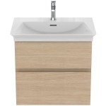 Furniture base with washbasin 60x44x54,5 material: Wood composite 1 basin wall mounted, color: Wood Oak Cabinets with wash basin Furniture base with washbasin 60x44x54,5 material: Wood composite 1 basin wall mounted, color: Wood Oak Cabinets with wash basin