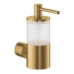 Dispenser countertop / Wall-mounted material: Brass 160 ml, brushed cool sunrise, color: Gold surface: Brushed Soap dispensers