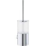 Brush (broom) material: Brass Wall-mounted, color: Chrome surface: Glossy Toilet brush holders