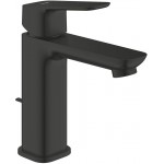Wash basin tap Deck-mounted material: Brass mixer With pop-up waste set Μ size M-Size, Matte Black, color: Black surface: Matt Deck-mounted