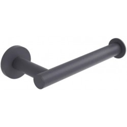 Paper holder no cover material: Brass, color: Grey surface: Matt Toilet paper holders