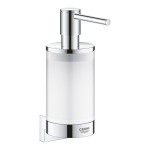 Base for wall-mounted accessories material: Brass surface: Glossy, color: Chrome Soap holders