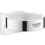Base for wall-mounted accessories material: Brass surface: Glossy, color: Chrome Soap holders