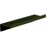 Ράφι μπάνιου 30x9,3x7 από ορείχαλκο με μικρή πρόσοψη & αποστράγγιση Olive Green, χρώμα: Πράσινο επιφάνεια: Ματ Ράφια μπάνιου 