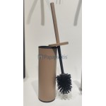 Brush (broom) Floor standing material: Brass, color: Beige surface: Matt Toilet brush holders Brush (broom) Floor standing material: Brass, color: Beige surface: Matt Toilet brush holders