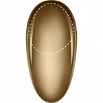 Wash basin tap Deck-mounted material: Brass mixer S size Without waste, color: Bronze surface: Glossy Deck-mounted