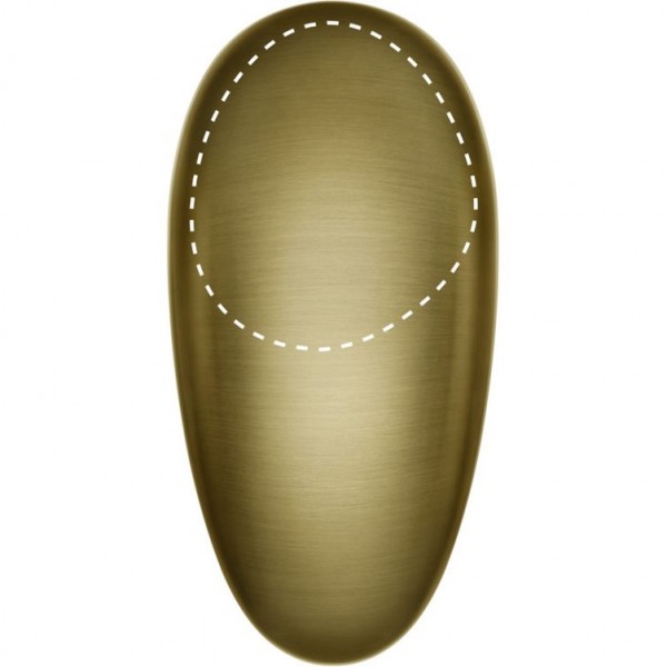 Wash basin tap Deck-mounted material: Brass mixer S size Without waste, color: Gold surface: Brushed Deck-mounted