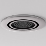 Ντους (Jet) Flat Rain, χρώμα: Χρωμέ από ορείχαλκο επιφάνεια: Γυαλιστερή Ντους