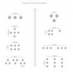 Ντους (Jet) Flat Mist, χρώμα: Χρωμέ από ορείχαλκο επιφάνεια: Γυαλιστερή Ντους