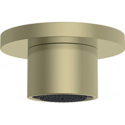 Ντους (Jet) flat rain, brushed champagne, χρώμα: Χρυσό από ορείχαλκο επιφάνεια: Βουρτσισμένη Ντους