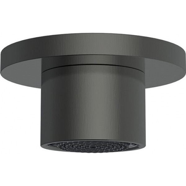 Ντους (Jet) Flat Laminar, Brushed Black chrome, χρώμα: Μαύρο από ορείχαλκο επιφάνεια: Βουρτσισμένη Ντους