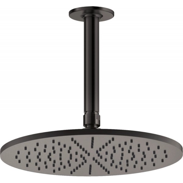 Shower head Ceiling-mounted 30x30 material: Brass, style: 1 spray, color: Black surface: Brushed Overhead showers Shower head Ceiling-mounted 30x30 material: Brass, style: 1 spray, color: Black surface: Brushed Overhead showers