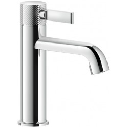 Wash basin tap Deck-mounted material: Brass mixer With pop-up waste set Μ size, color: Chrome surface: Glossy Deck-mounted